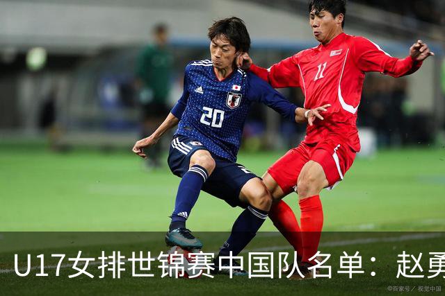 U17女排世锦赛中国队名单：赵勇挂帅杨舒茗任队长